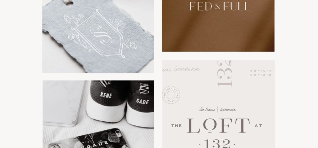 Saffron Avenue elegant brand design portfolio