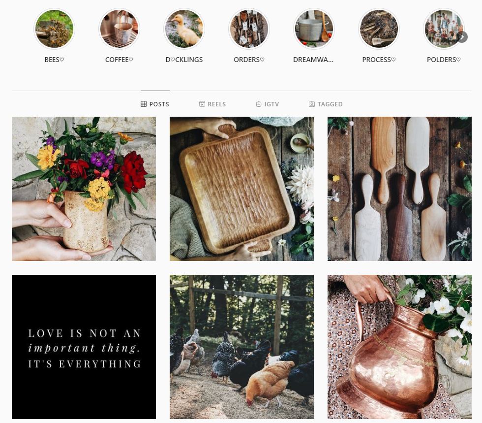brand photography in social media - polders old world market