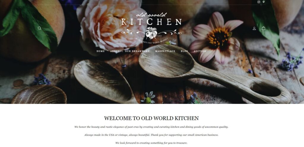 brand photography and product photography - old world kitchen