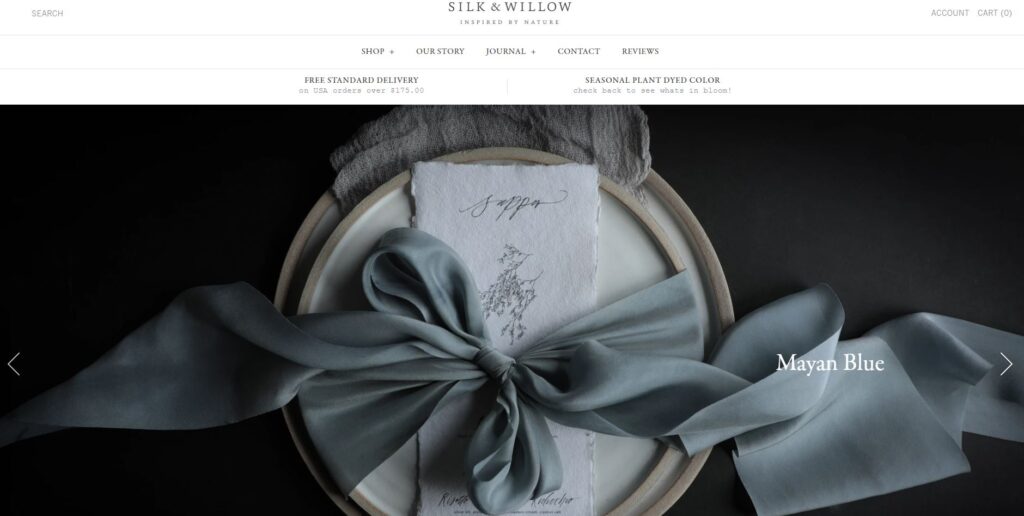 branding photos and product photos - silk and willow