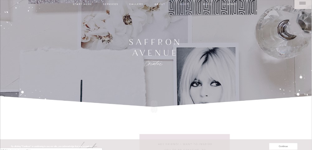 Understated and elegant branding style - saffronavenue.com