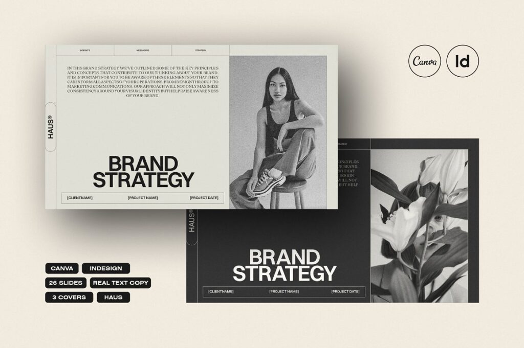 Brand strategy template by Studio Standarn on Creative Market