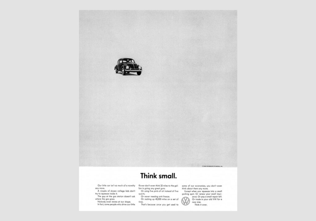Volkswagen-Beetle-Ad graphic design example