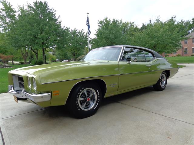 avocado green Pontiac Lemans 1971