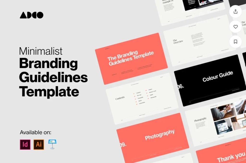 branding guidelines template by aperios design