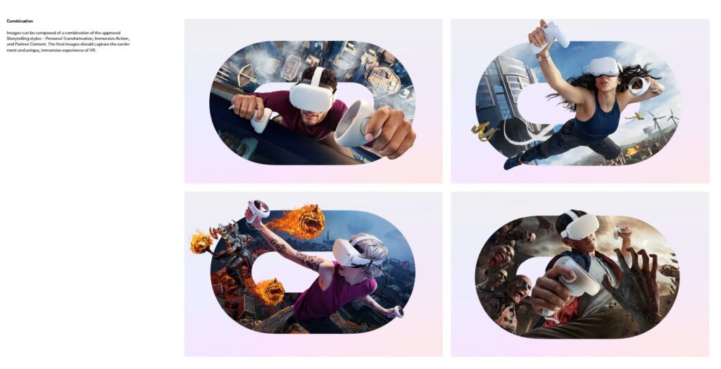 Brand imagery examples - Oculus