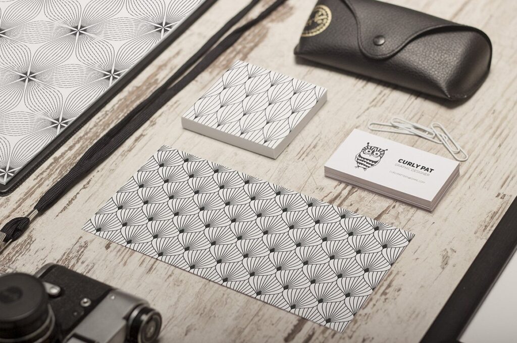 Brand pattern by Curly Pat on Creative Market