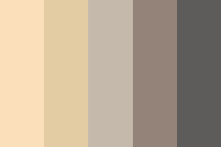 Color champagne palette 2