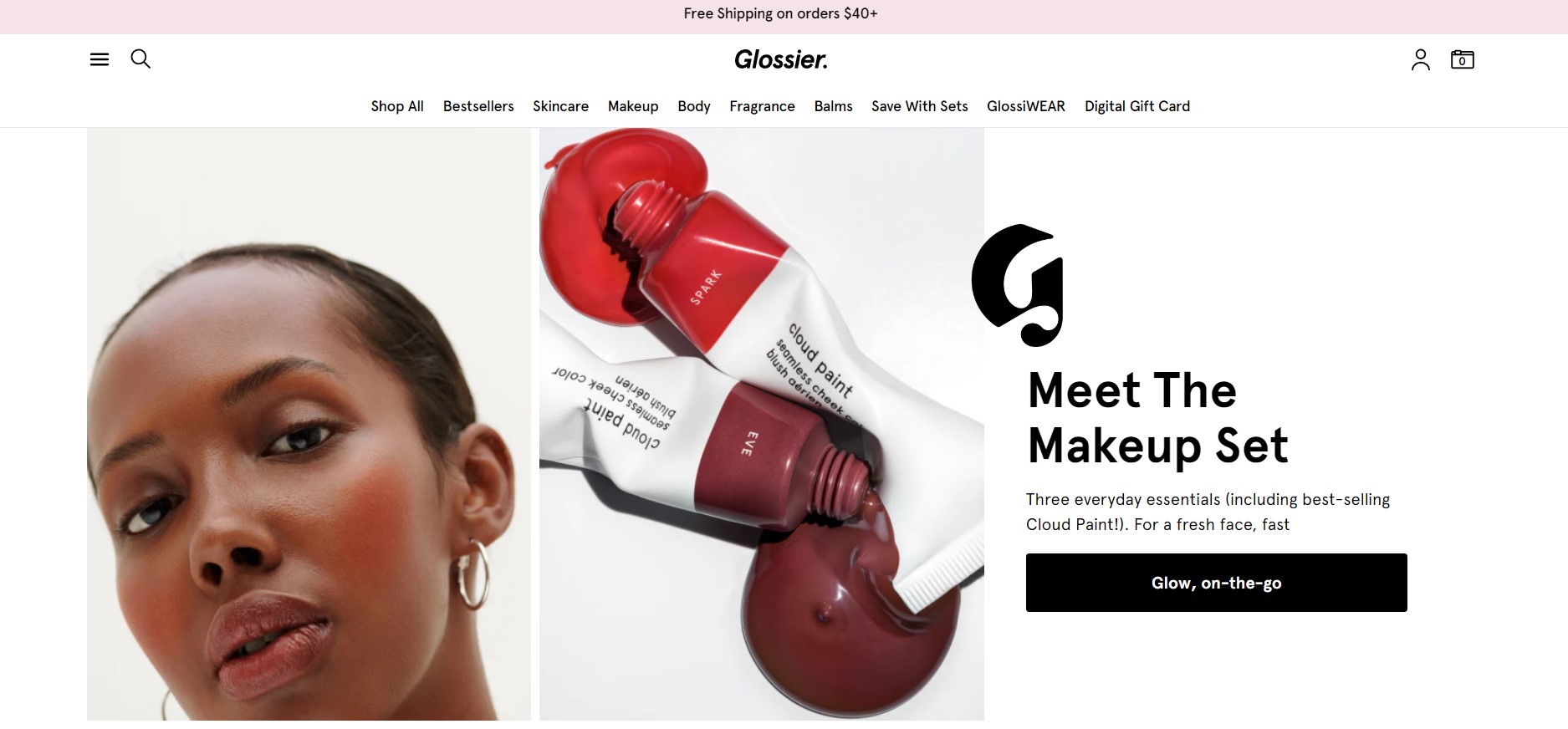 brand personalities examples - glossier