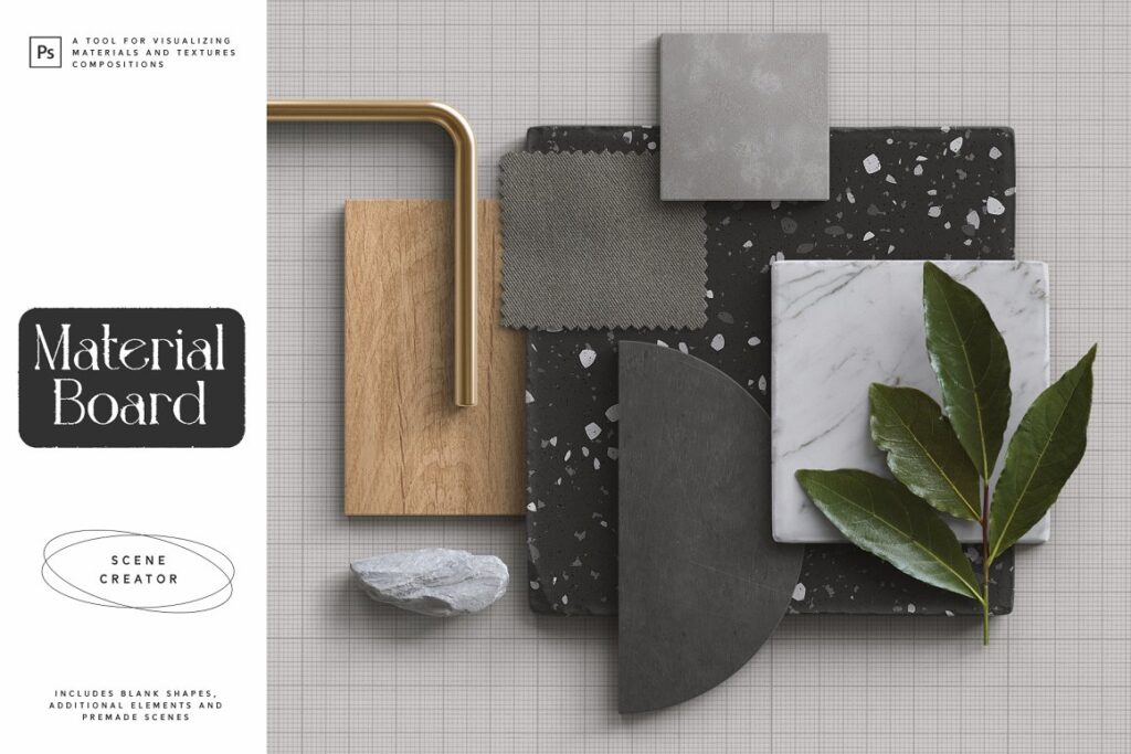 Material Mood Board Example by MiksKS