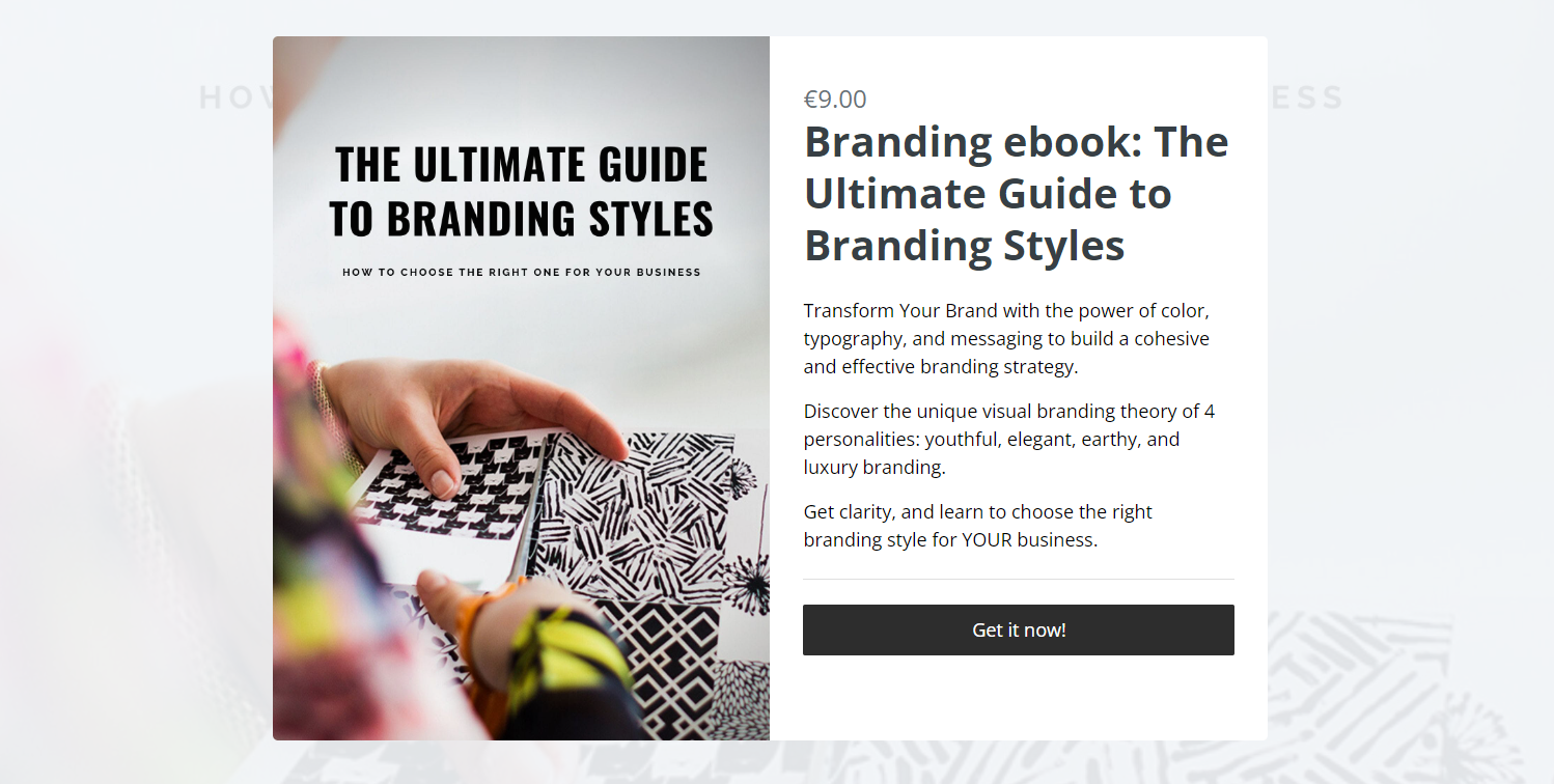 Branding ebook - The Ultimate Guide To Branding Styles for your business