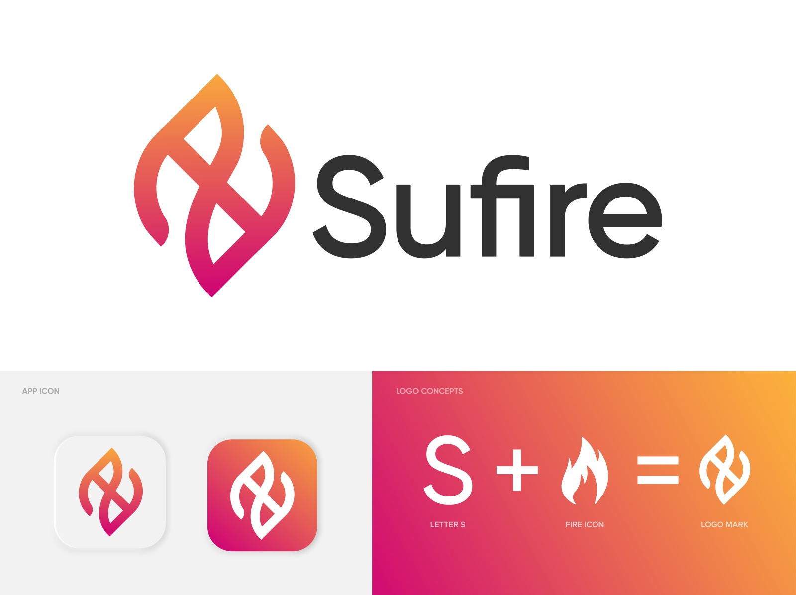 Sufire logo design