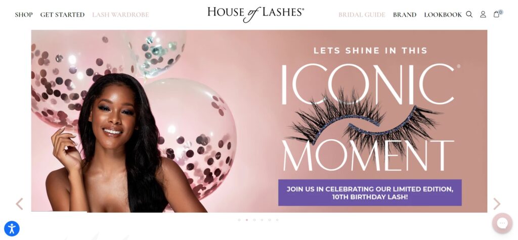 House Of Lashes glamorous photography