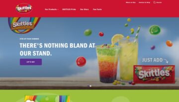 Skittles playful branding