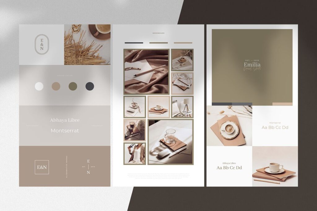 Brand Mood Board Examples by AndrewPixel