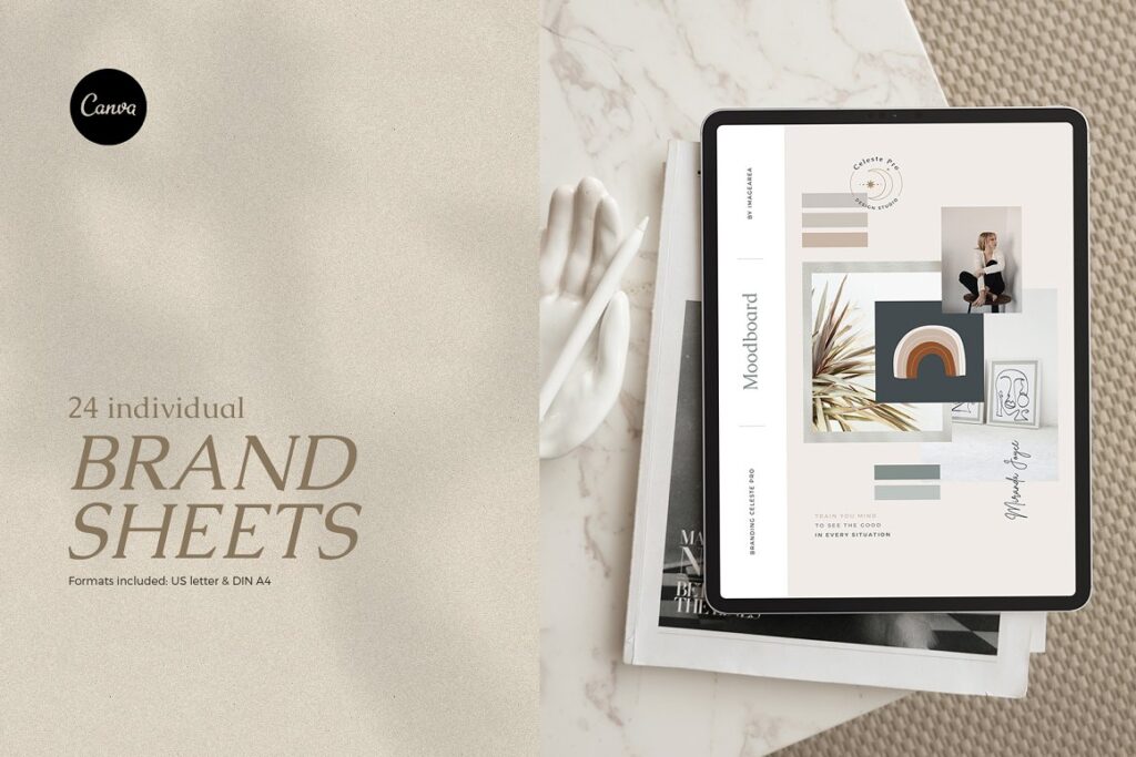 What is Brand Anatomy? Its Major Elements 11 Brand sheets by Imagination Area on CreativeMarket