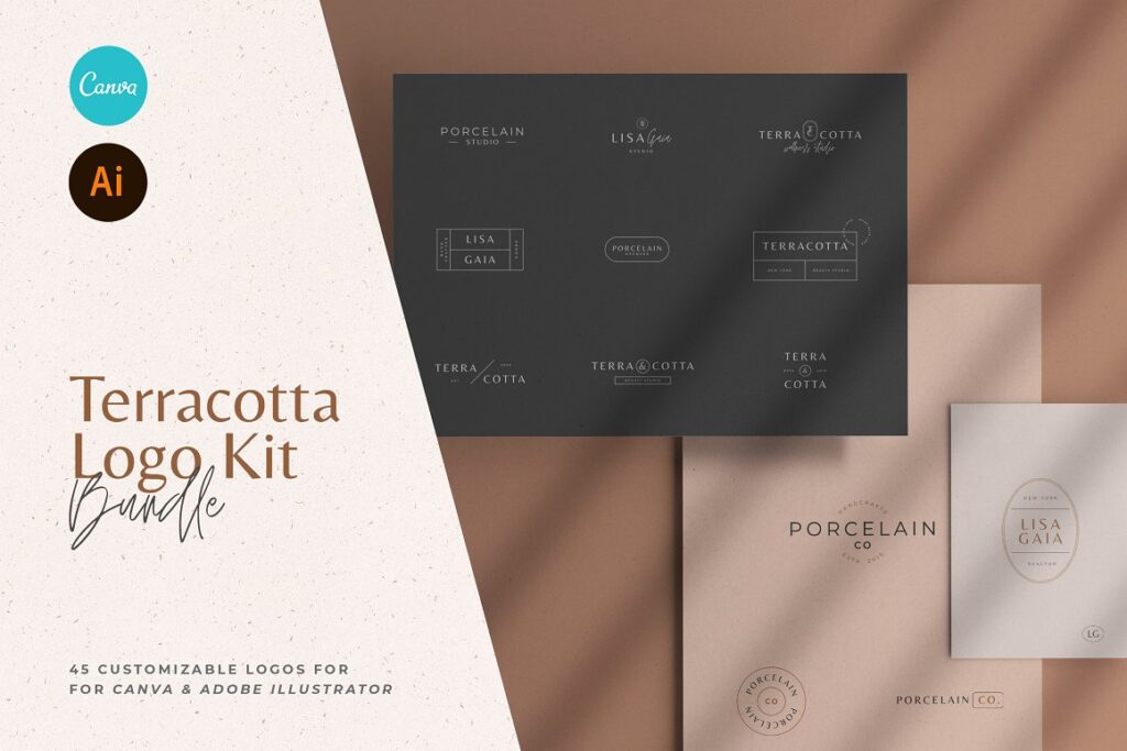 Elegant Beauty Banding Logo Kit by AndrewPixel