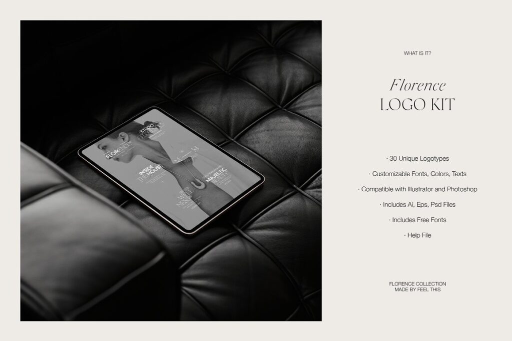 Luxury Beauty Branding Logo Kit by Feel This