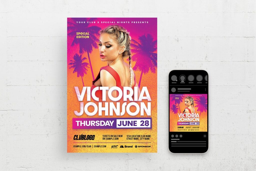 Tropical Party Flyer by BrandPacks