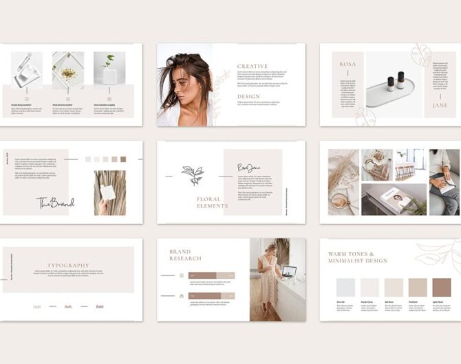 Agata Create brand board