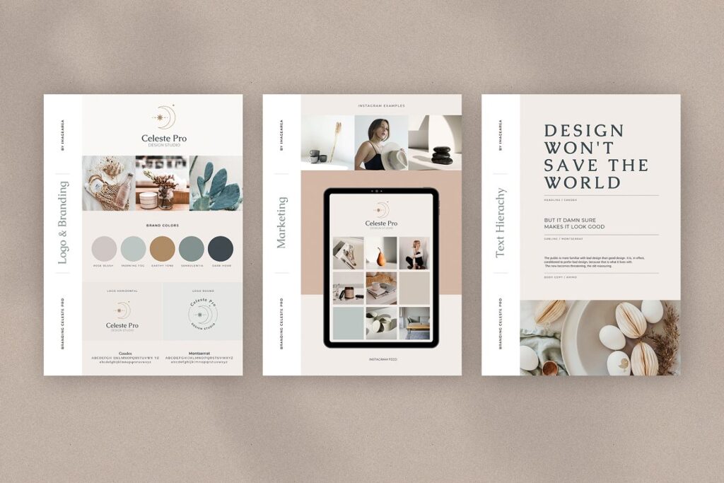 Your Brand Personality: How to Define It 5 Brand Personality- Use Canva Brand sheets by Imagination Area on CreativeMarket