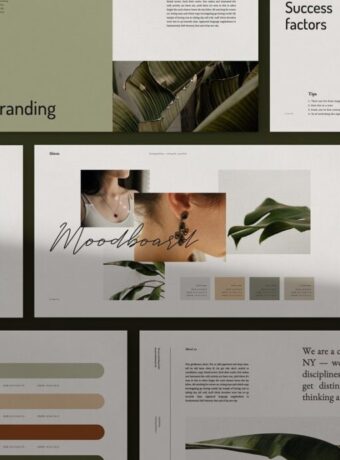 Chlovia Powerpoint visual brand consistency template Creative Market