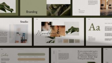 Chlovia Powerpoint visual brand consistency template Creative Market
