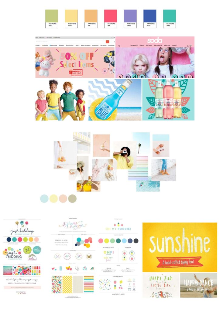 Choose Brand Keywords That Guide Design Decisions 4 Brand keywords: Youthful, playful, bubbly, friendly