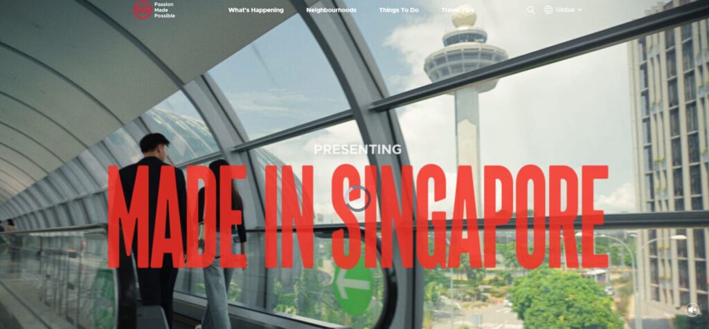 How to Adapt Visual Identity for Local Cultures 6 Visit Singapore - visual identity reflection
